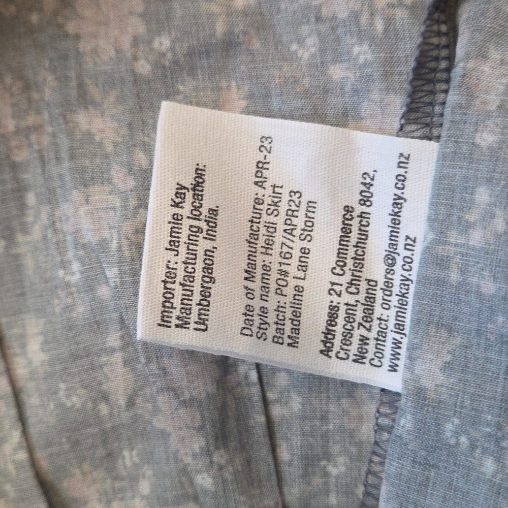 Nwt! Jamie Kay Heidi Skirt In Madeline Lane Storm 1yr - Picture 5 of 5